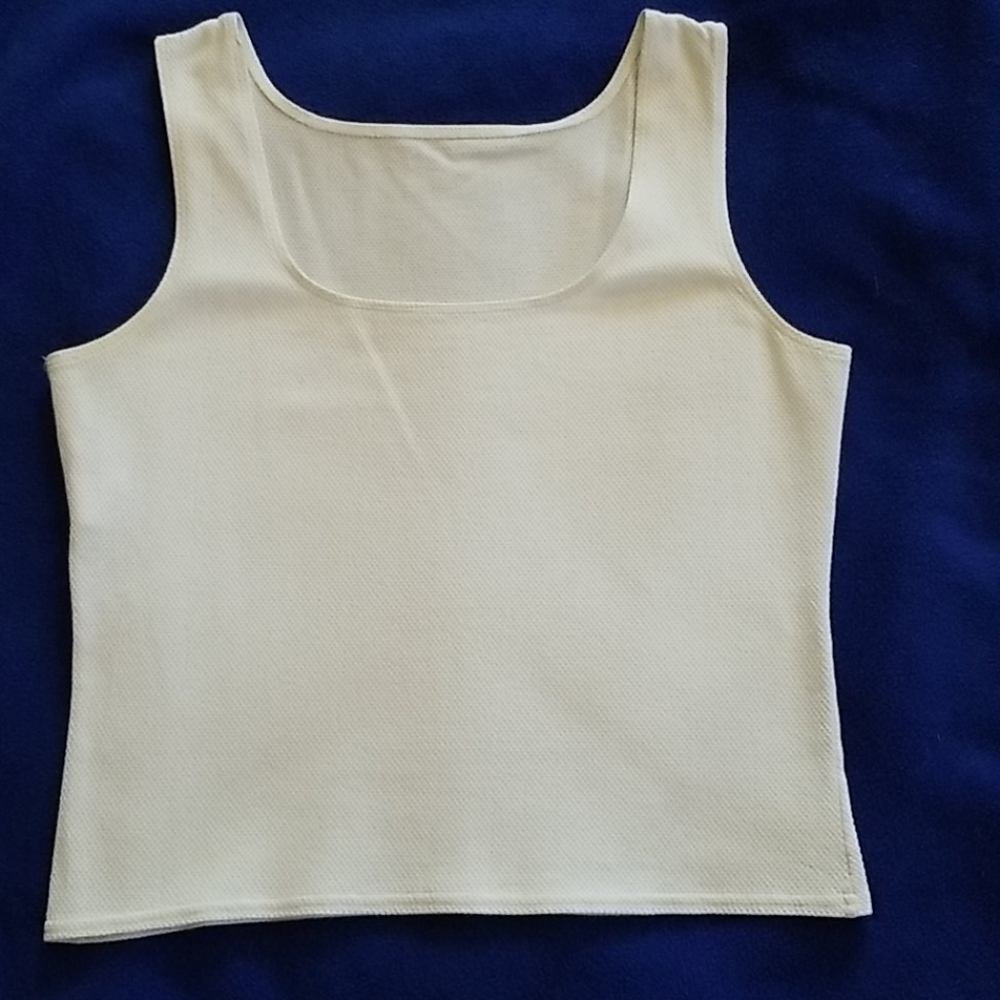 Carlisle white tank top